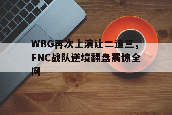 半岛体育app登录-WBG再次上演让二追三，FNC战队逆境翻盘震惊全网